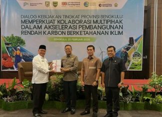 Bersama Bappenas, Pemprov Bengkulu Percepat Pembangunan Rendah Karbon & Tangguh Iklim
