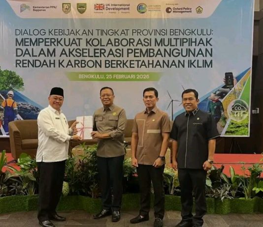 Bersama Bappenas, Pemprov Bengkulu Percepat Pembangunan Rendah Karbon & Tangguh Iklim